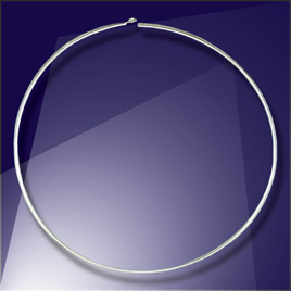 .925 Sterling Silver Add-a-Bead 45mm diameter Hoop