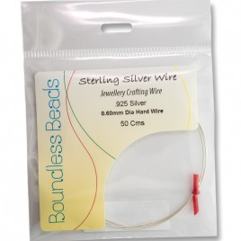 .925 Sterling Silver Hard Wire 0.6mm Dia - Retail system