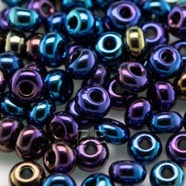 Blue Iris Metallic size 5/0 seed beads- Retail system