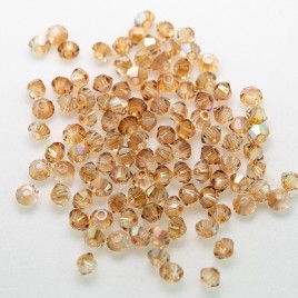 Czech Crystal Bohemica Bicone Bead 3mm Crystal (030) Celsian
