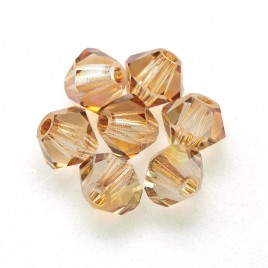 Czech Crystal Bohemica Bicone Bead 4mm Crystal (030) Celsian