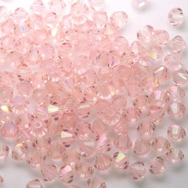 Czech Crystal Bohemica Bicone Bead 4mm Rosa (712) Radiance2