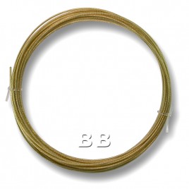 Light Bronze coloured, nylon coated 0.45mm/.018" Dia.7x1 Tigertail
