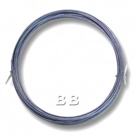 Light Sapphire coloured, nylon coated 0.45mm/.018" Dia.7x1 Tigertail