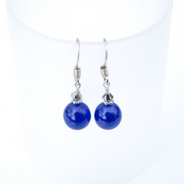 Mini Studio – Deep Blue 8mm Glass Bead - Free Jewellery Instructions