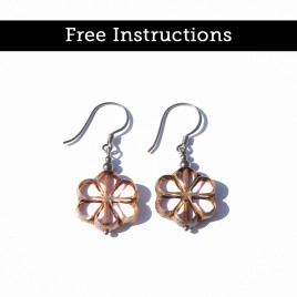 Mini Studio – Easy Florice Earrings – Free Earring Instructions