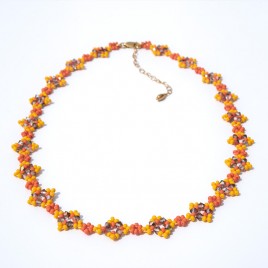 Mini Studio – Fantasia  Frutti Beaded Necklace Kit (.925 Silver Gold Finish)