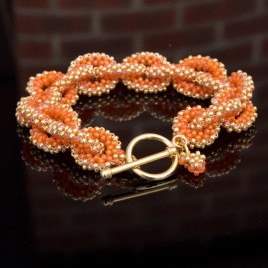 Mini Studio - Golden Orange Bracelet Chain Bead Kit