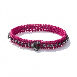 Mini Studio – Tennis Bracelet Bead Kit - Fuchsia