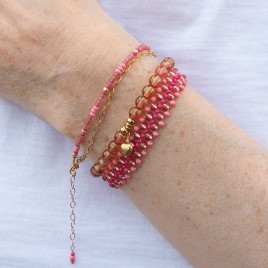 Misty Rose Bracelet Stack Colorway