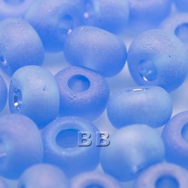 Pale Blue matt rainbow size 32/0 seed beads - Retail system