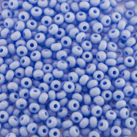 Preciosa 100 Gms Czech glass seed bead 11/0 Cornflower Blue opaque