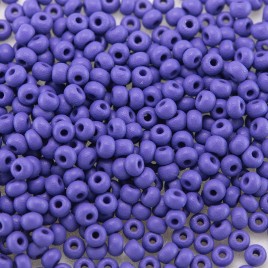 Preciosa Czech glass PermaLux seed bead 11/0 Royal Purple Matt
