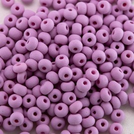 Preciosa Czech glass PermaLux seed bead 9/0 Orchid Violet Matt