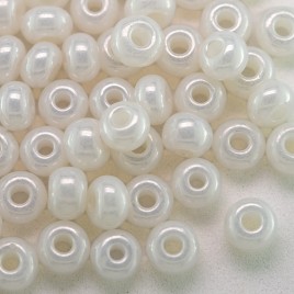 Preciosa Czech glass seed bead 5/0 White Pearl