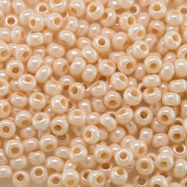 Preciosa Czech glass seed bead 9/0 Pearl/Shell