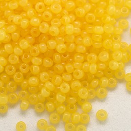 Preciosa Czech glass seed bead 11/0 Sunset Gold Alabaster