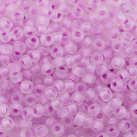 Preciosa Czech seed bead 9/0 Pink Lavender Lined Matt Finish