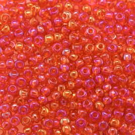 Preciosa seed bead 11/0 Hyacinth Transparent Rainbow