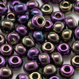 Purple Iris metallic size 5/0 seed beads- Retail system