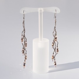 Rose gold  Spirit Crystal Earrings