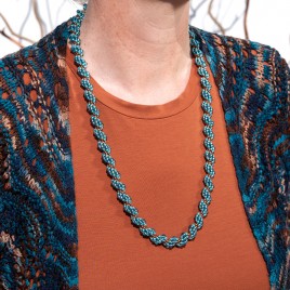 Sun Studio – Marine Blue Eternal Spiral Rope - Necklace Bead Kit.