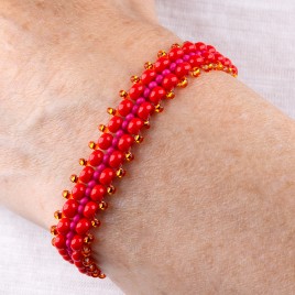 Sun Studio – Red Phoenix Contour – Stretchy Bracelet Bead Kit