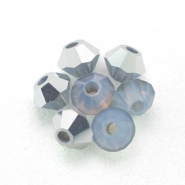 Swarovski 5301 Bead 3mm White Opal Cal Bicone