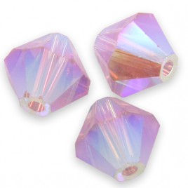 Swarovski 5301 Bead 6mm Light Amethyst AB2x Bicone