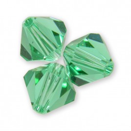 Swarovski 5301 Bead 6mm Light Emerald Bicone