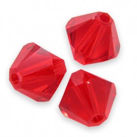 Swarovski 5301 Bead 6mm Light Siam Bicone