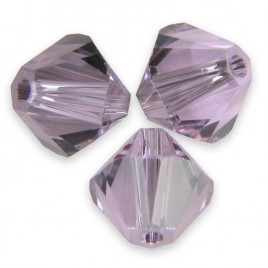 Swarovski 5328 Xillion Bead 6mm Violet Satin Bicone