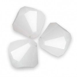 Swarovski 5301 Bead 6mm White Alabaster Bicone
