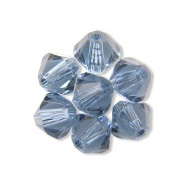 Swarovski 5328 Xilion Bead 3mm Denim Blue Bicone