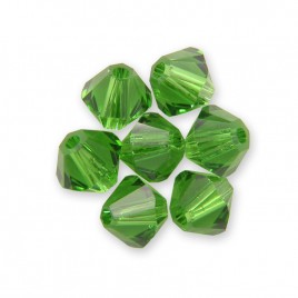 Swarovski 5328 Xilion Bead 3mm Fern Green Bicone