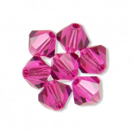 Swarovski 5328 Xilion Bead 3mm Fuchsia Bicone