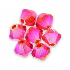 Swarovski 5328 Xilion Bead 3mm Hyacinth AB2x Bicone
