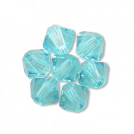 Swarovski 5328 Xilion Bead 3mm Light Turquoise Bicone