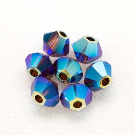 Swarovski 5328 Xilion Bead 3mm Mocca AB2x Bicone