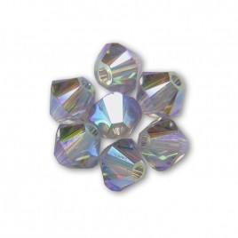 Swarovski 5328 Xilion Bead 3mm Smokey Mauve AB2x Bicone