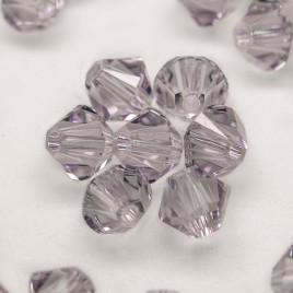 Swarovski 5328 Xilion Bead 3mm Smokey Mauve Bicone