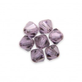 Swarovski 5328 Xilion Bead 3mm Violet Satin Bicone