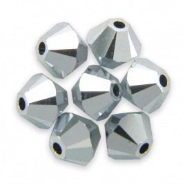 Swarovski 5328 Xilion Bead 4mm Crystal CAL 2x Bicone