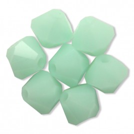 Swarovski 5328 Xilion Bead 4mm Mint Alabaster Bicone