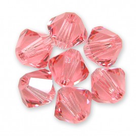 Swarovski 5328 Xilion Bead 4mm Rose Peach Bicone