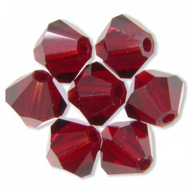 Swarovski 5328 Xilion Bead 4mm Siam Bicone