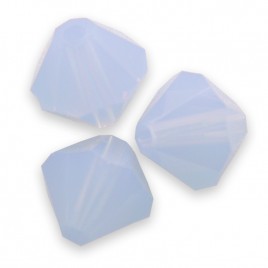 Swarovski 5328 Xilion Bead 6mm Air Blue Opal Bicone