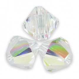 Swarovski 5328 Xilion Bead 6mm Crystal Transmission Bicone