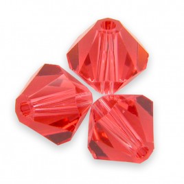 Swarovski 5328 Xilion Bead 6mm Padparadascha Bicone