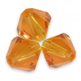 Swarovski 5328 Xilion Bead 6mm Topaz Bicone